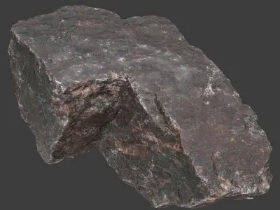 Rose Stone Low-poly 3D model
