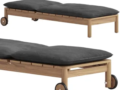 Globewest Cannes Sunbed 3D model