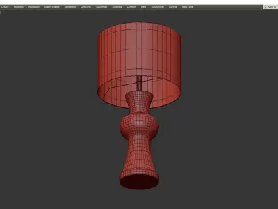 Chelsea House Rockport Beach Table Lamp Low-poly 3D model