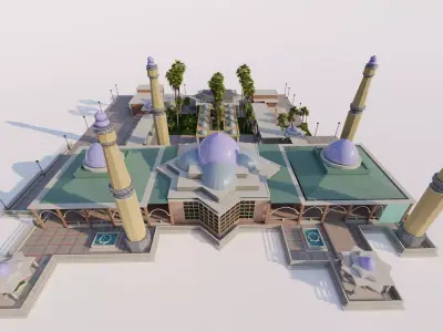 MOSQUE-Mosque Complex 3D model