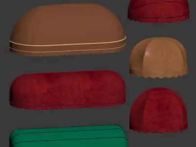 Marquise rounded 3D model