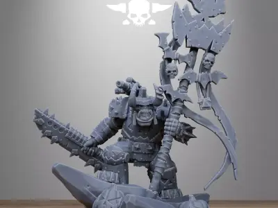 Orkaz Boo Basher 3D print model