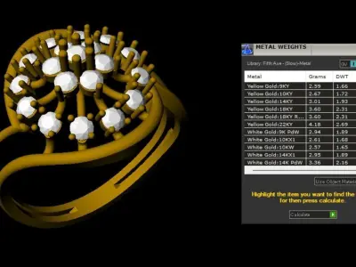 Rings 3D print model