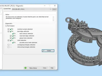 Half set 0011 3D print model