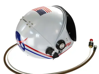 Helmet NASA Low-poly 3D model