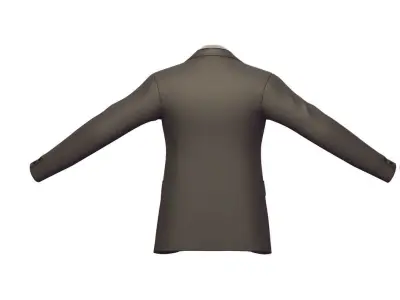 Cartoon High Poly Subdivision Jacket 009 Low-poly 3D model