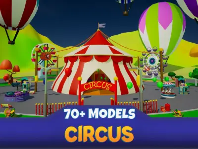 Circus Adventure Pack 3D model