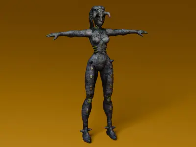 Alien 3D model 20