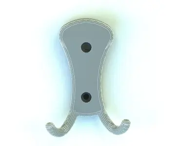 Furniture Door Handle Knob 3d model 25 Low-poly 3D model