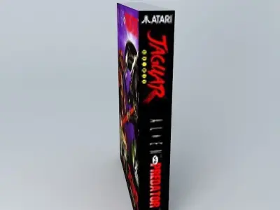 Atari Jaguar Alien Vs Predator Boxed Game - PAL Version 3D model