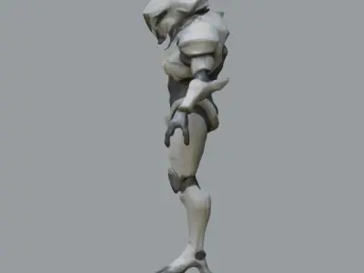 alien armor suit 3D model