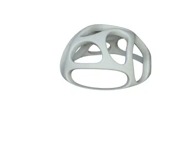 SciFi Cube Object No 44131 Low Poly Shape Low-poly 3D model