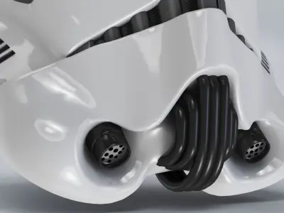 StormTrooper Helmet Low-poly 3D model