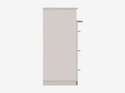 Media Dresser and Desk Combo 3D model