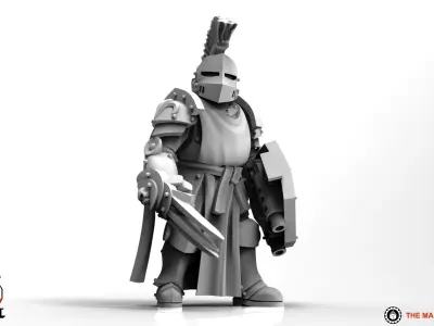 Feudal Guard - Lord Commander Ragnar 3D print model