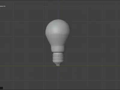 Light Bulb Free 3D model 9