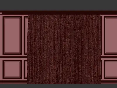 Curtain Set 331 3D model