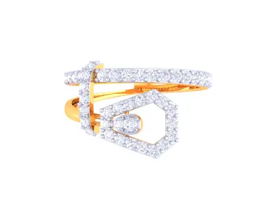  Women Ring MTL 3dm STL OBJ FBX Details 3D print model 80