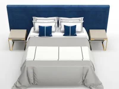 Fendi Pincio Bed 3D model