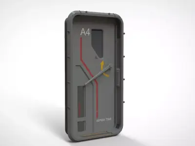 sci fi door 14 3D model