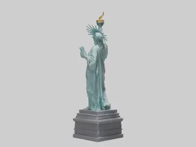 The Dream of Liberty statue model 3D model