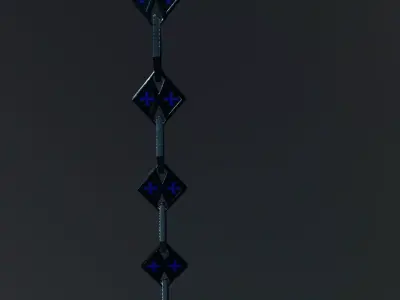 Crystal Sphere Low-poly 3D model