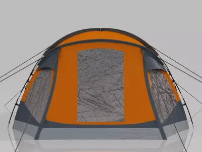 Camping Tent 3D model 4