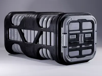 Sci-Fi Cargo Containers 3D model
