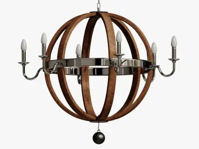 Chandelier Burrel  3D model