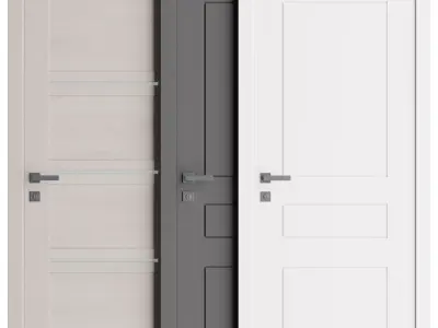Interior doors 022 3D model