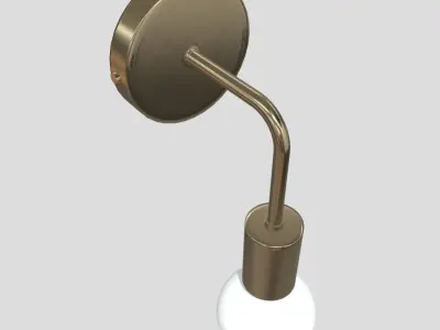 Wall Lamp 2 Low-poly 3D model purchase
