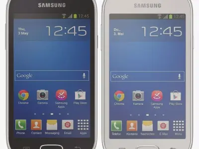 Samsung Galaxy fresh s7390 all color 3D model