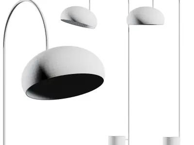 Made Studio Cara Floor Lamp 3D model