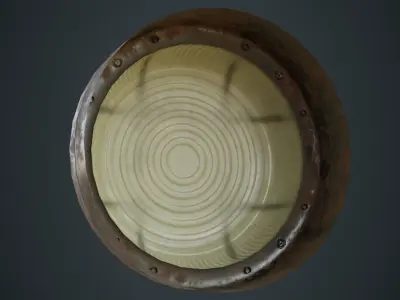 Bulkhead Light 2C Low-poly 3D model