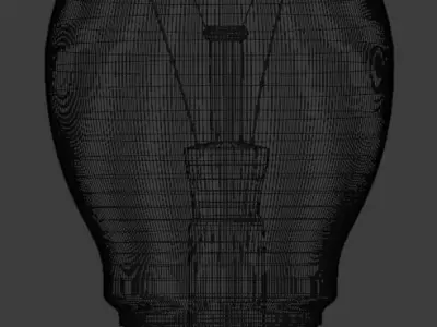 Realistic Lightbulb light bulb 3D model