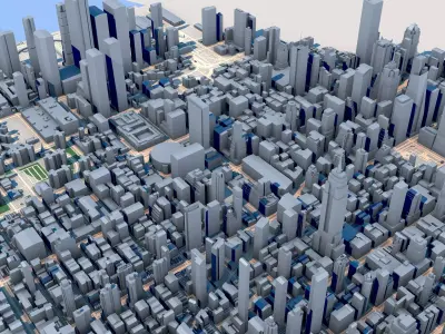 New York City USA 3D model