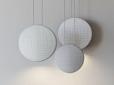 Cosmos cluster led pendant 3D model