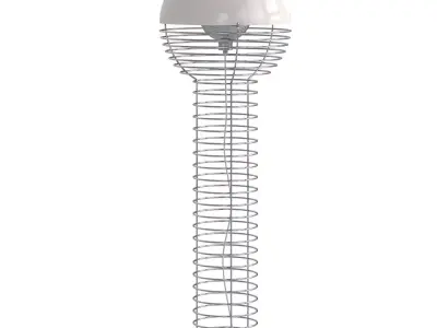 Verpan Wire Floor Lamp 3D model