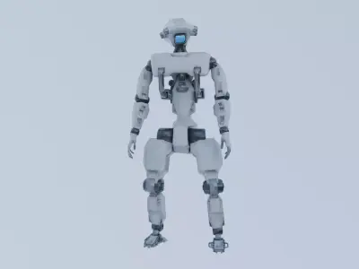 Scifi Robot - Operator 005 Low-poly 3D model