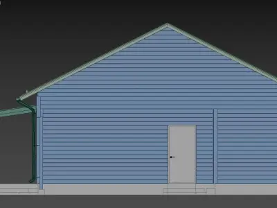 Modern House 005 Finland Low-poly 3D model