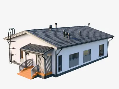Nordic house 3D model
