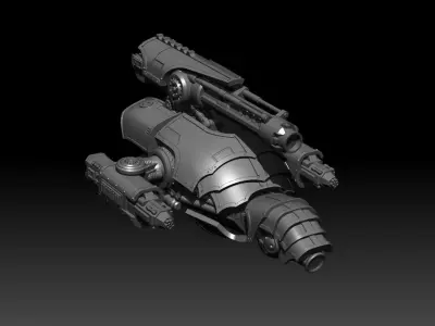 Heavy Scout Titan Upgrade Set 3D print model