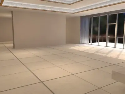 VR Art Gallery - EL2 Low-poly 3D model