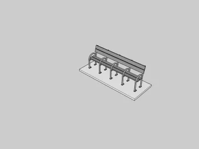 Simple Bench Model 3D model