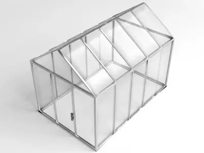 Gable Greenhouse 3D model
