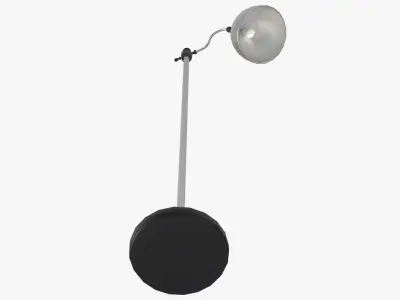 Floor Lamp Low-poly 3D model 12