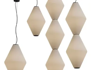 De Padova Helium Pendant Lamp Low-poly 3D model