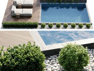 Swimming pool 3D model