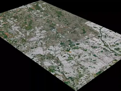 Bekasi - Indonesia 3D model