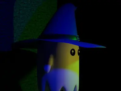 Ghost Low-poly 3D model buy